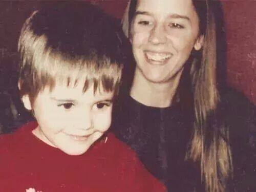 Family photo with Justin Bieber and his mother, Pattie Malette, who conceived him when she was 17 and was faced with tremendous pressure to get an abortion.